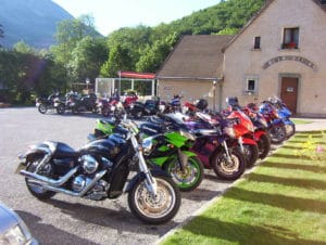 Rssemblement motards parking